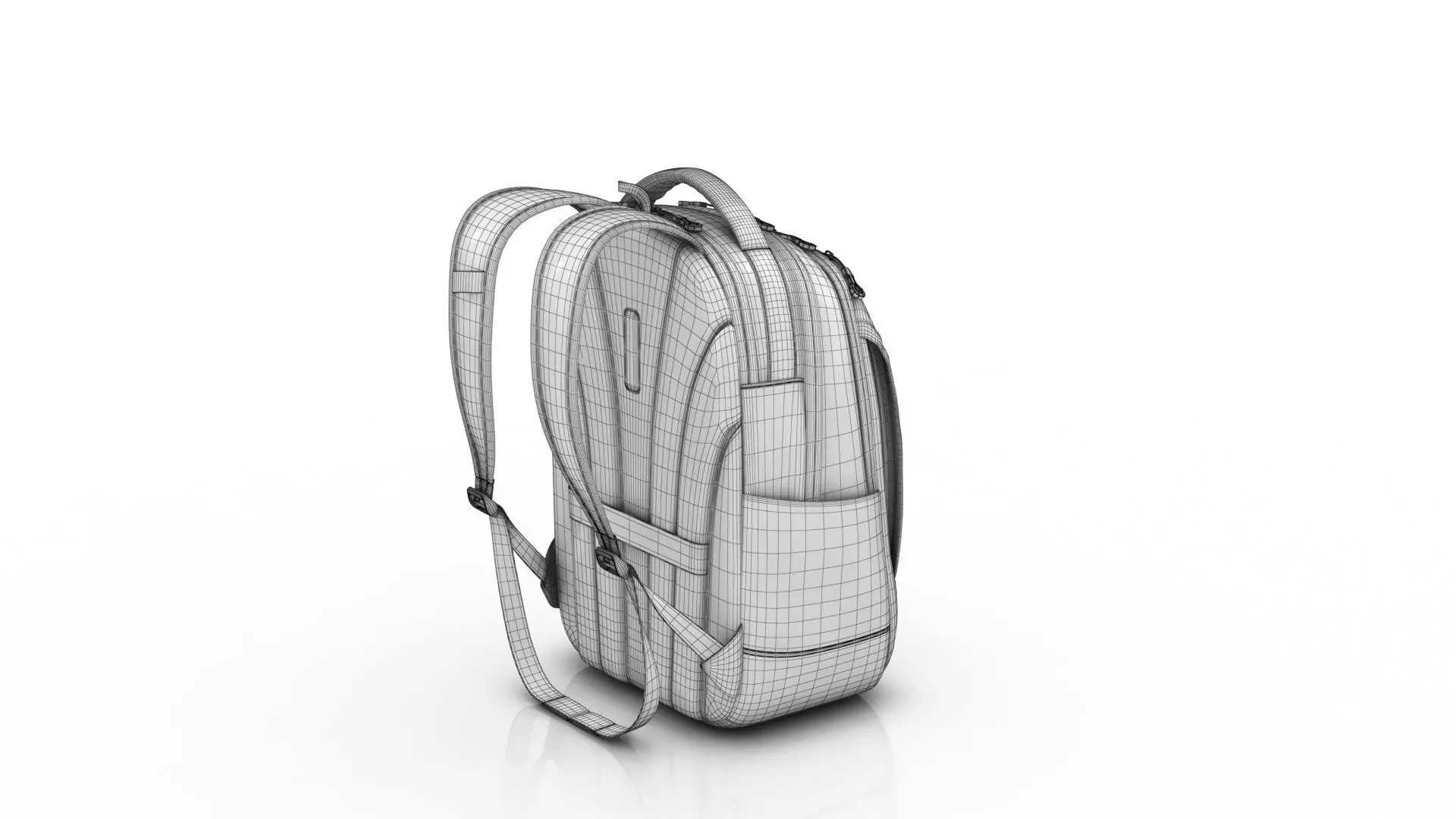 Laptop Backpack 3D model_9