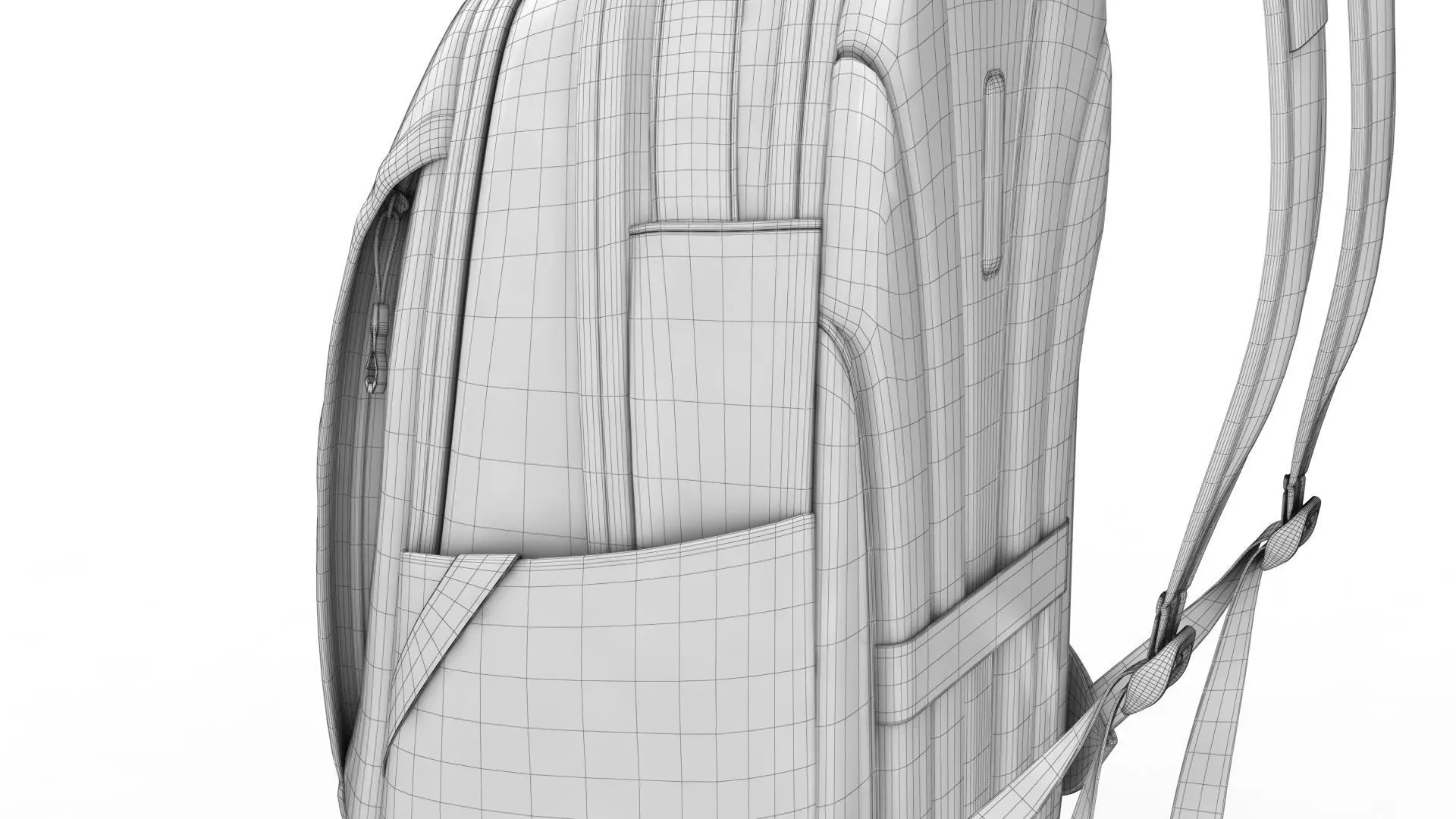Laptop Backpack 3D model_14