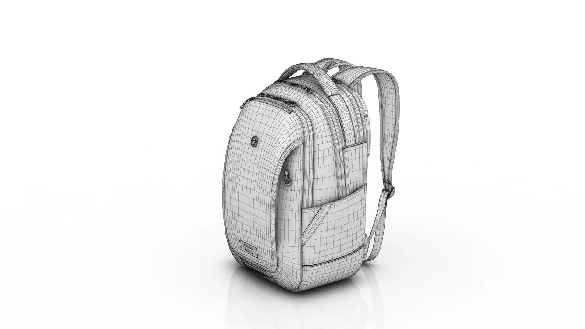 Laptop Backpack 3D model_10