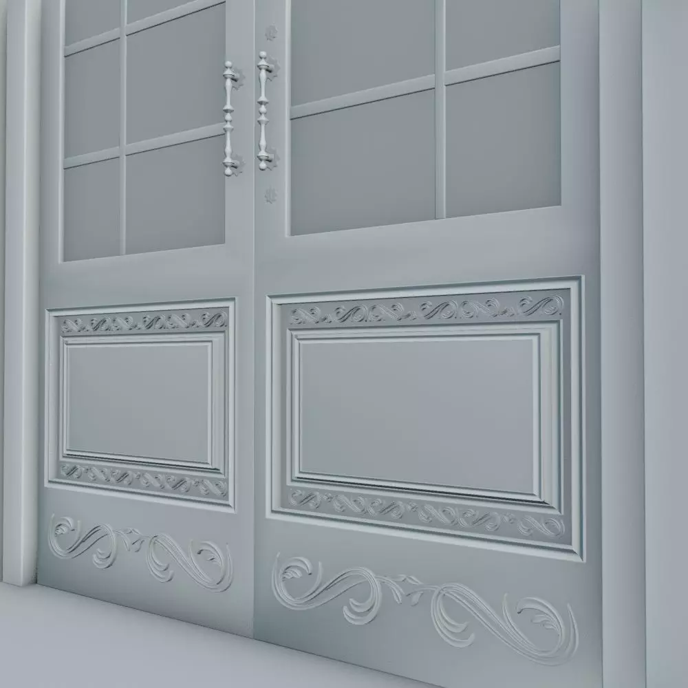Door Design 1 Low-poly 3D model_11
