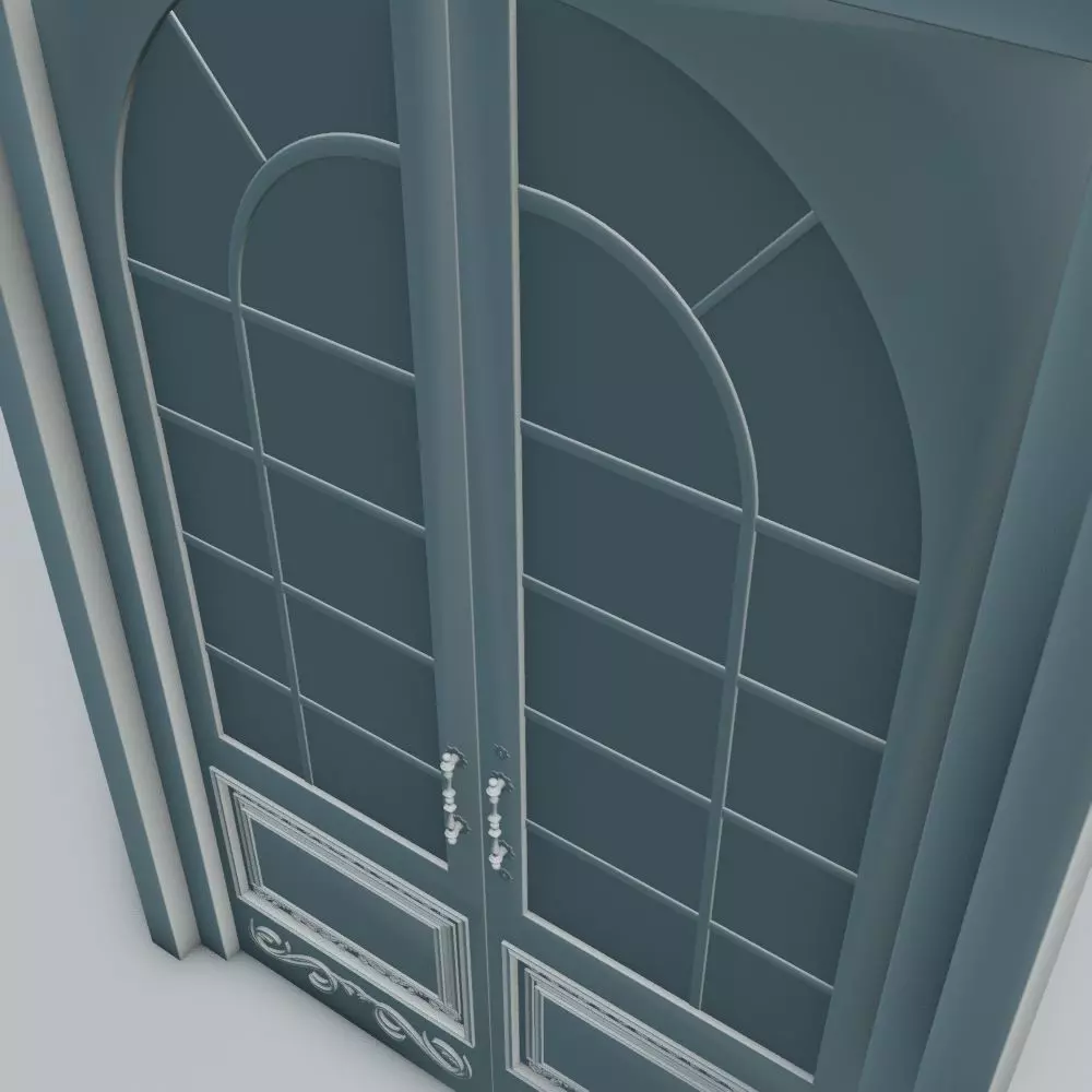 Door Design 1 Low-poly 3D model_9