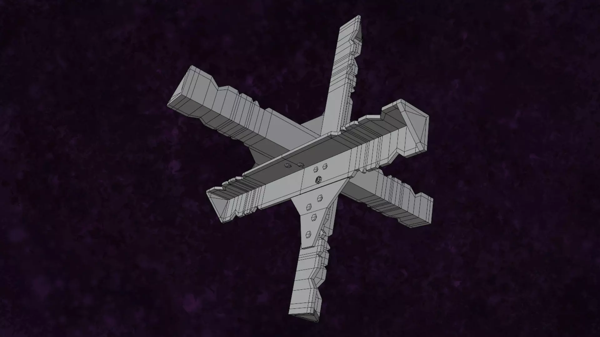 Mititary Anti Tank Hedgehogs N4 Series Metal Fortress Obstacle 3D model_16