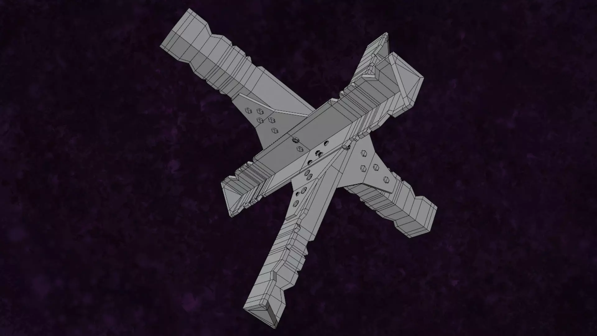 Mititary Anti Tank Hedgehogs N4 Series Metal Fortress Obstacle 3D model_14