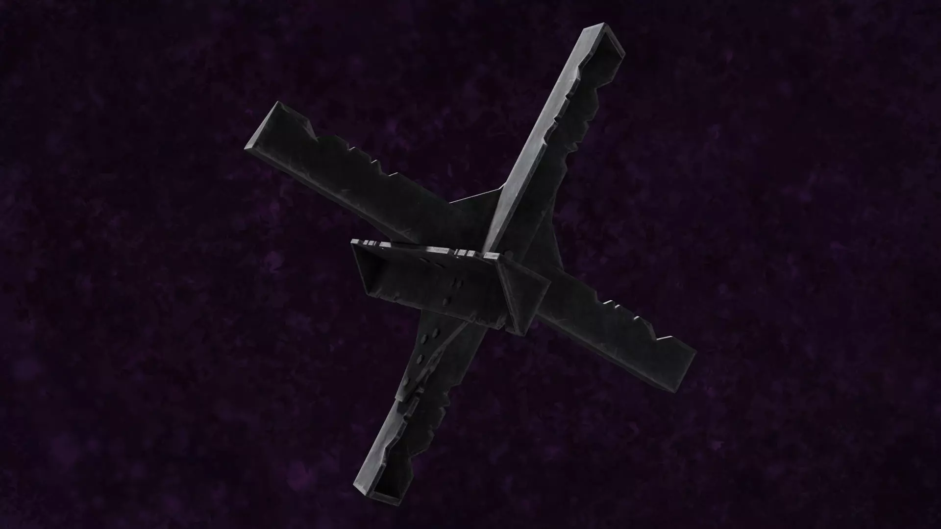 Mititary Anti Tank Hedgehogs N4 Series Metal Fortress Obstacle 3D model_5