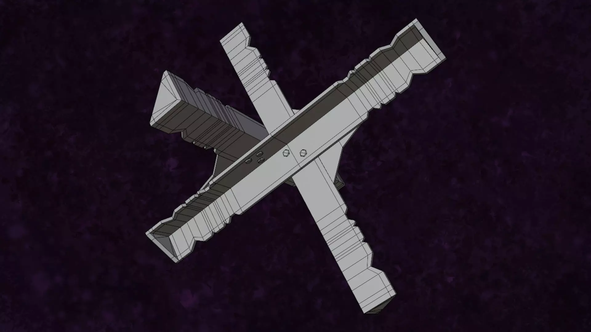 Mititary Anti Tank Hedgehogs N4 Series Metal Fortress Obstacle 3D model_17