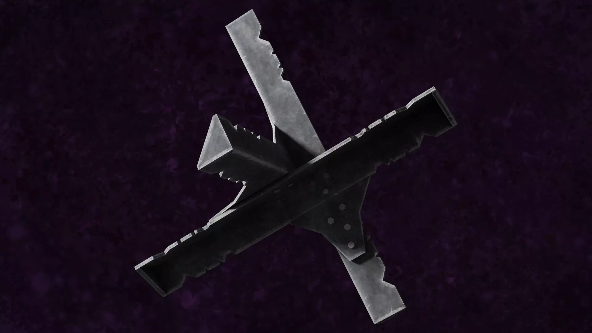 Mititary Anti Tank Hedgehogs N4 Series Metal Fortress Obstacle 3D model_4