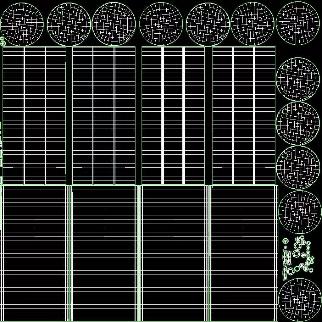 Toxic Waste Barrels Low-poly 3D model_23