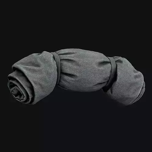 Bedroll  Low-poly 3D model