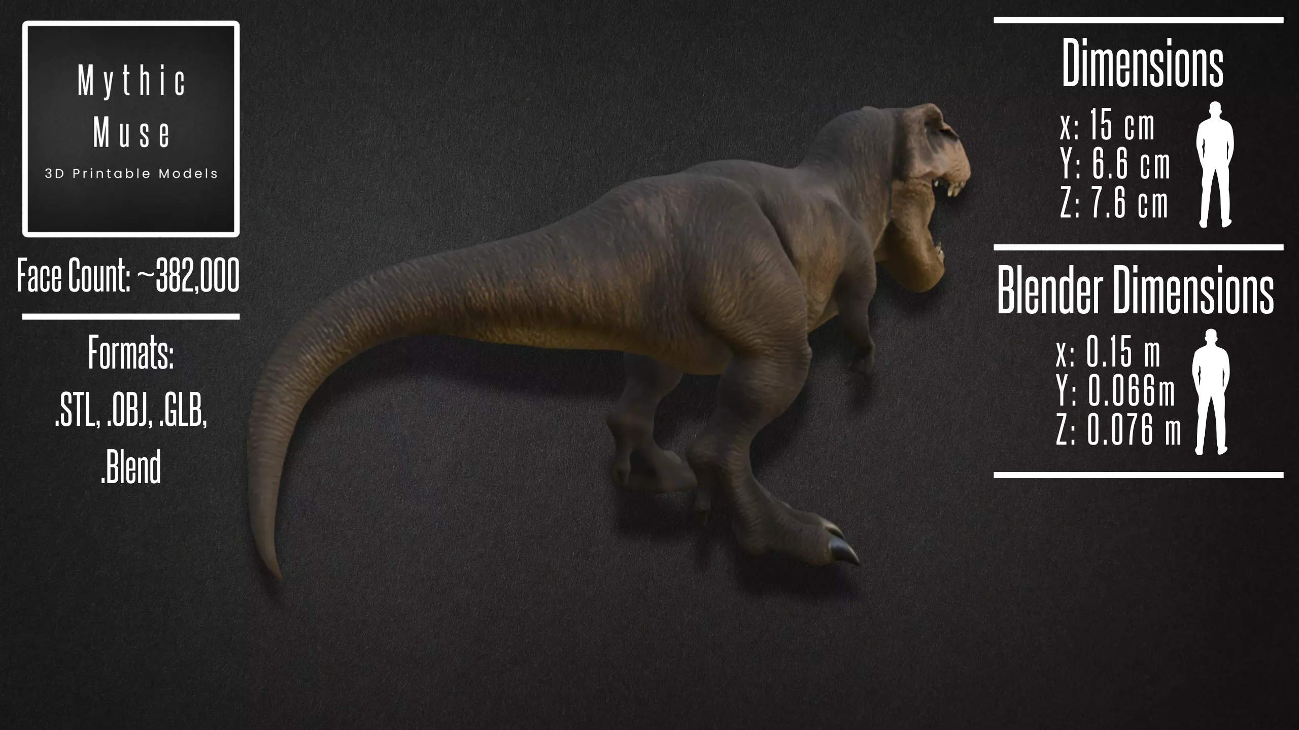 Realistic Tyrannosaurus Rex Model 3D model_4