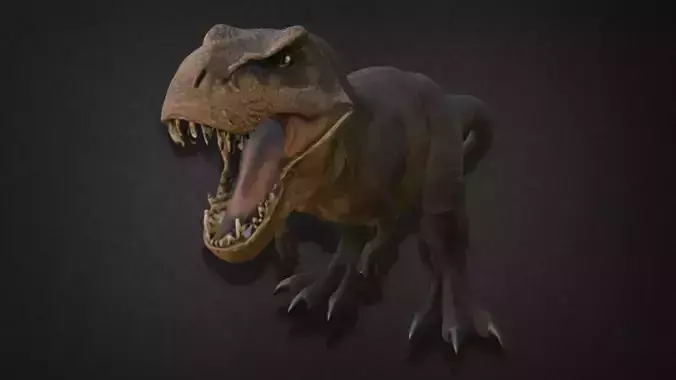 Realistic Tyrannosaurus Rex Model 3D model