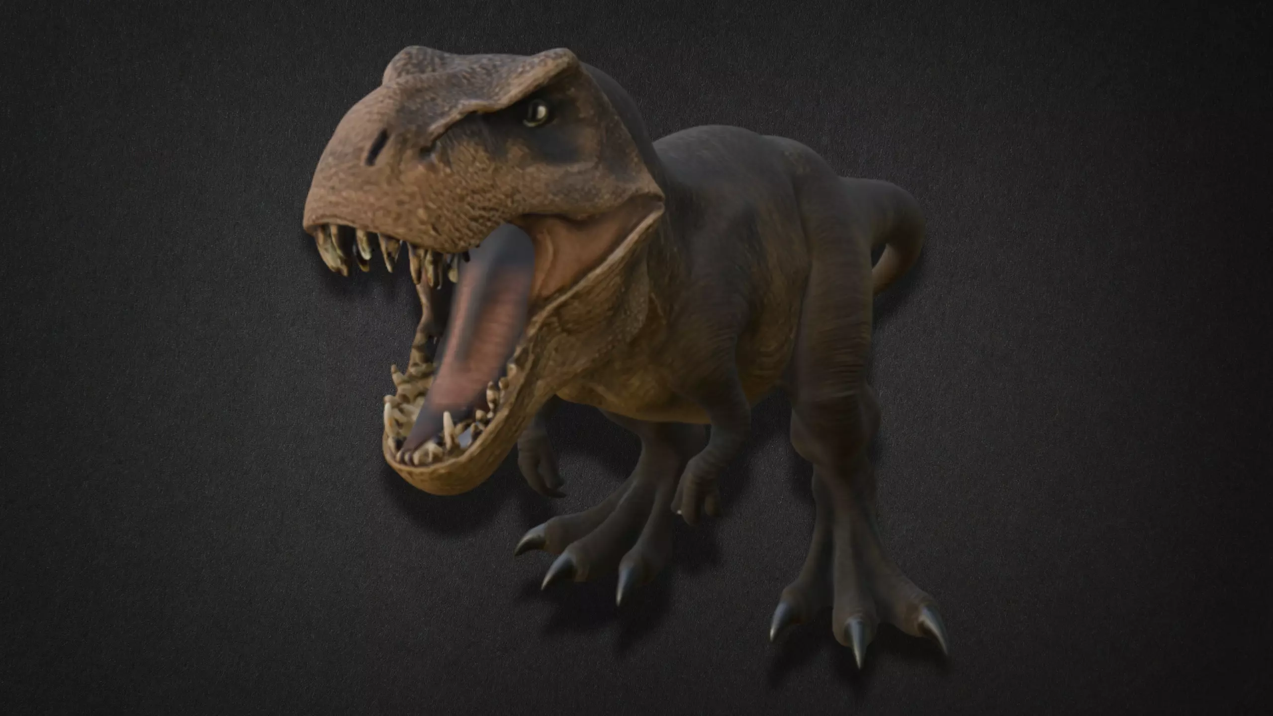 Realistic Tyrannosaurus Rex Model 3D model_0