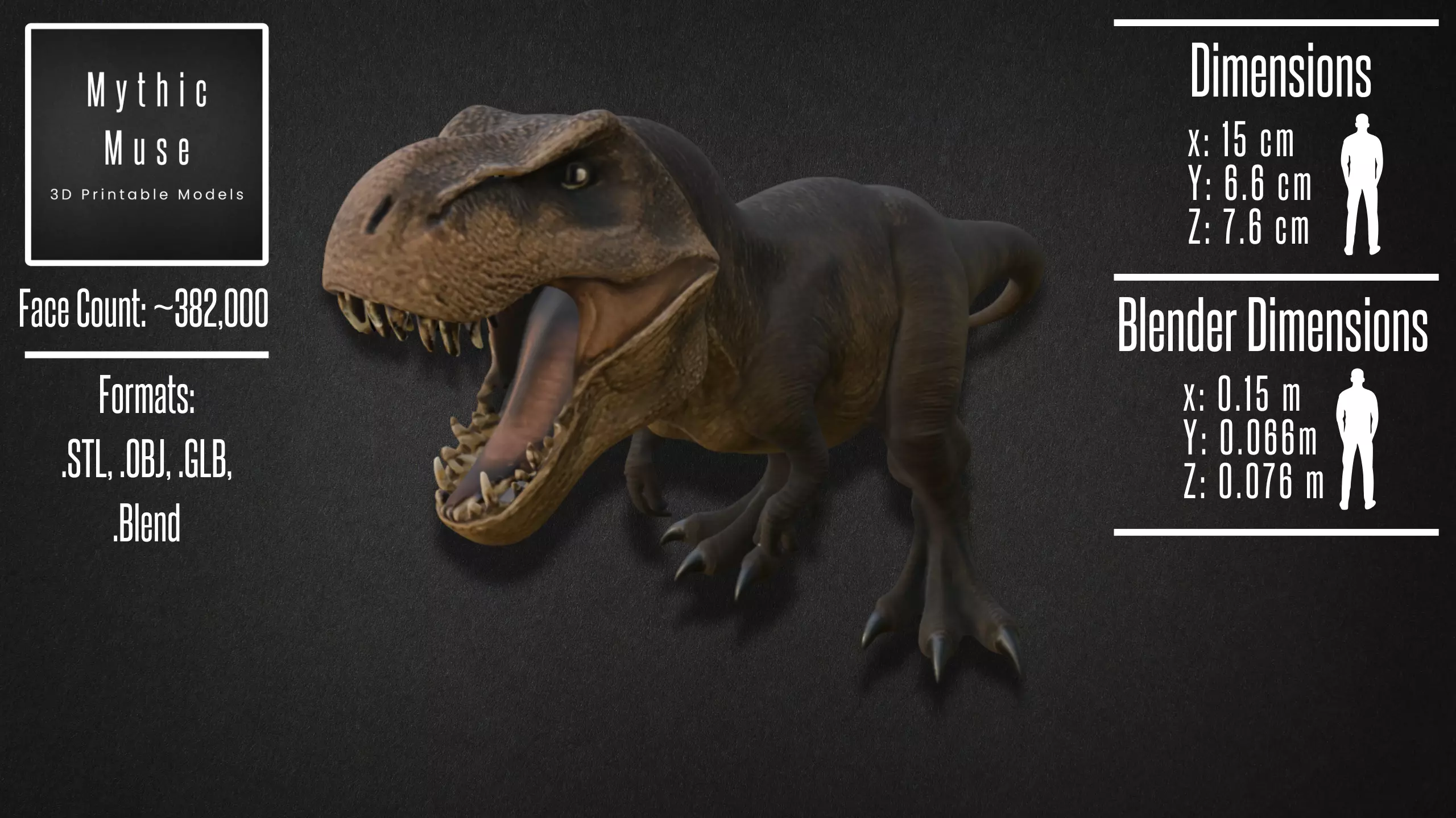 Realistic Tyrannosaurus Rex Model 3D model_6