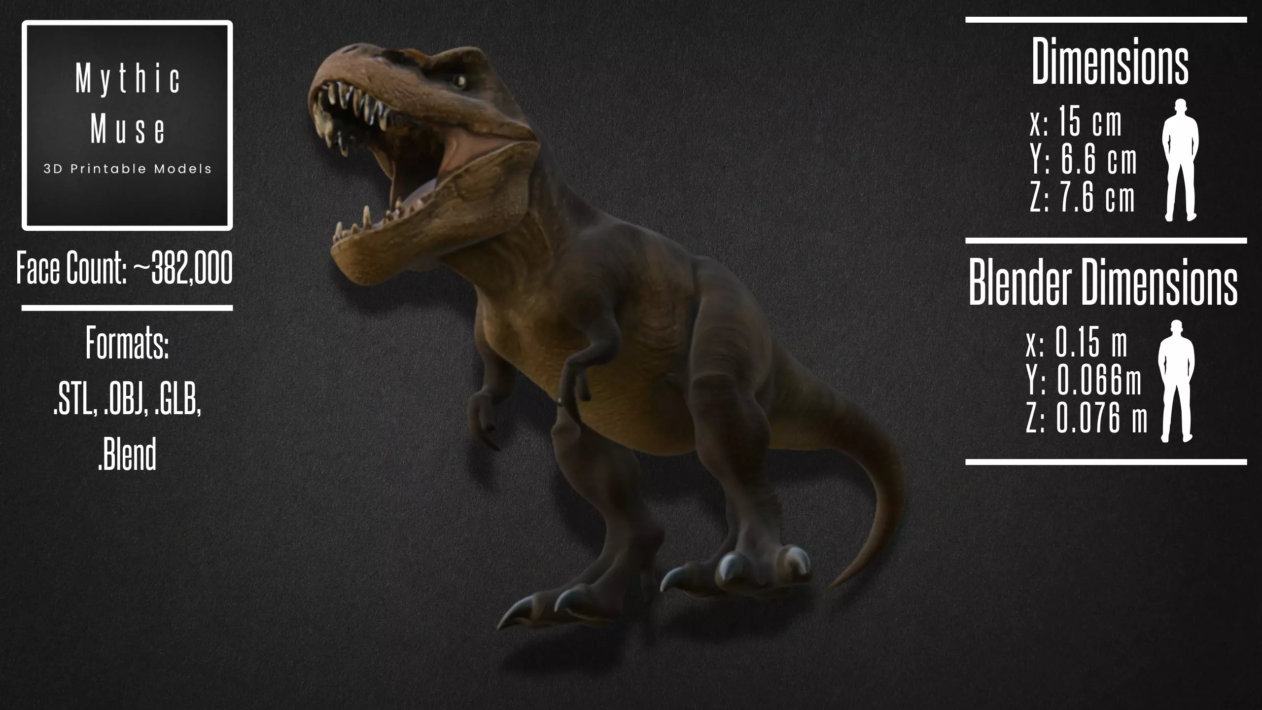 Realistic Tyrannosaurus Rex Model 3D model_7