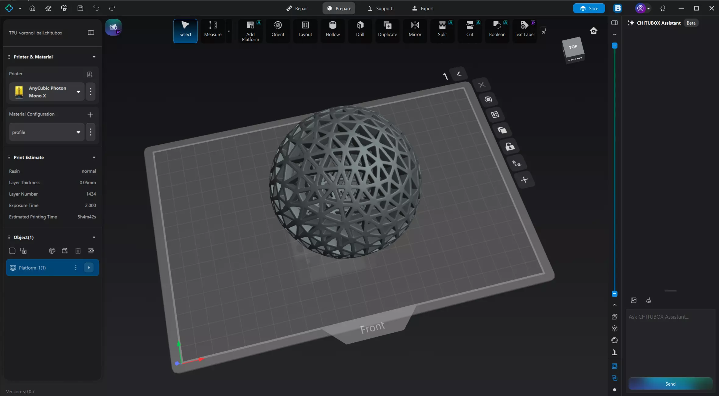 70mm TPU Squeeze Stress Ball 3D Lattice Sphere STL OBJ 3D print model_0