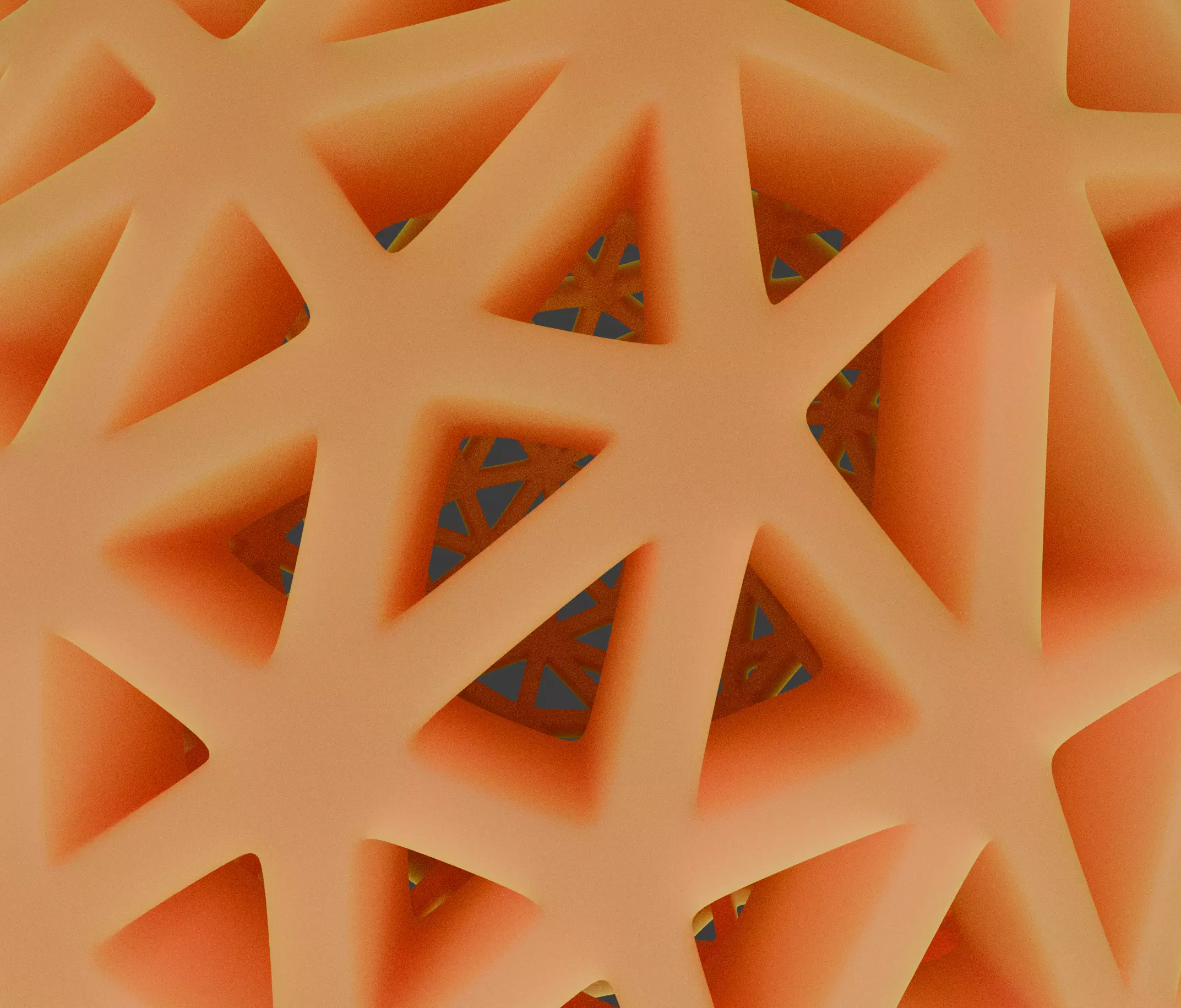 70mm TPU Squeeze Stress Ball 3D Lattice Sphere STL OBJ 3D print model_4