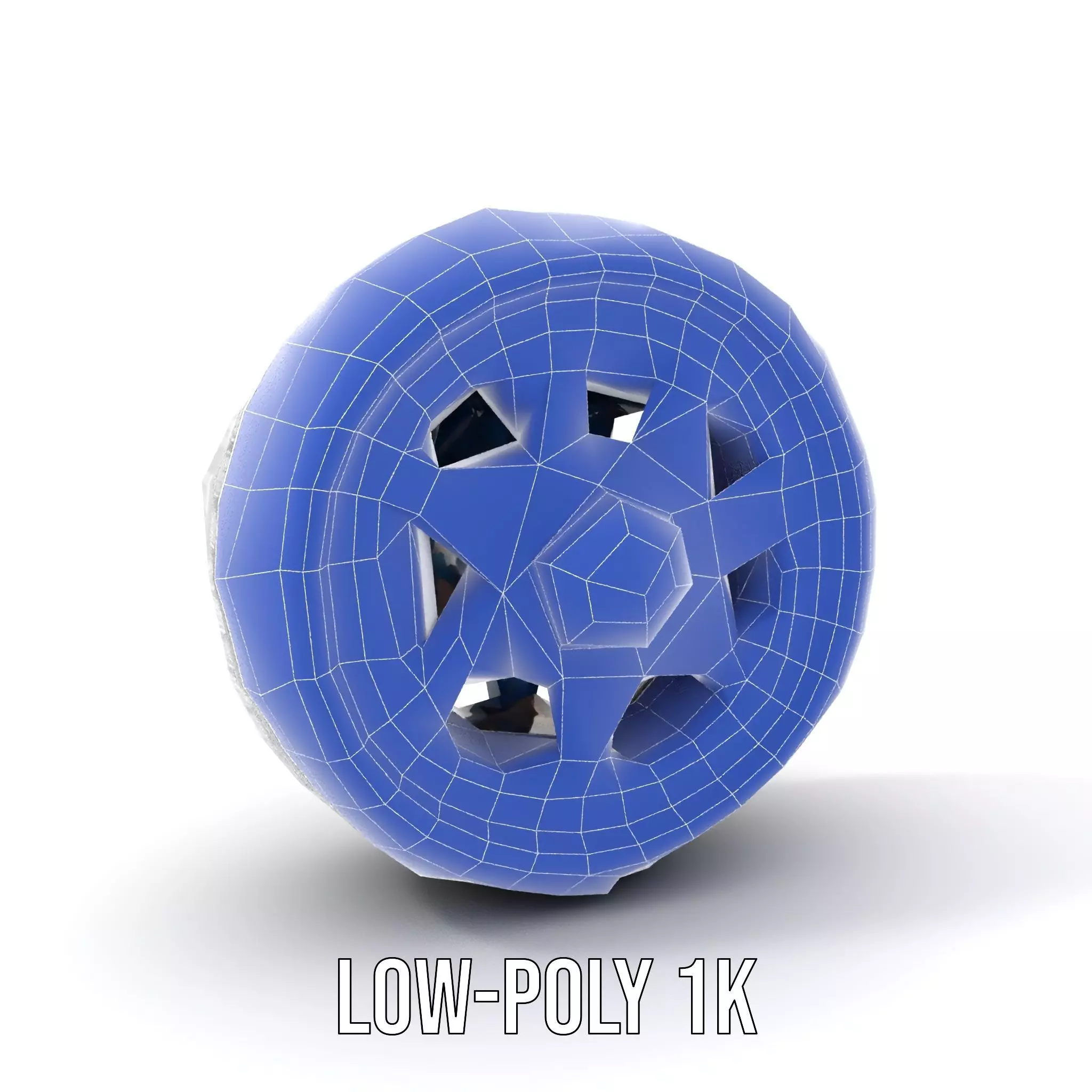 Futuristic OffRoad Wheel with LED Details Model Pack Low-poly 3D model_16