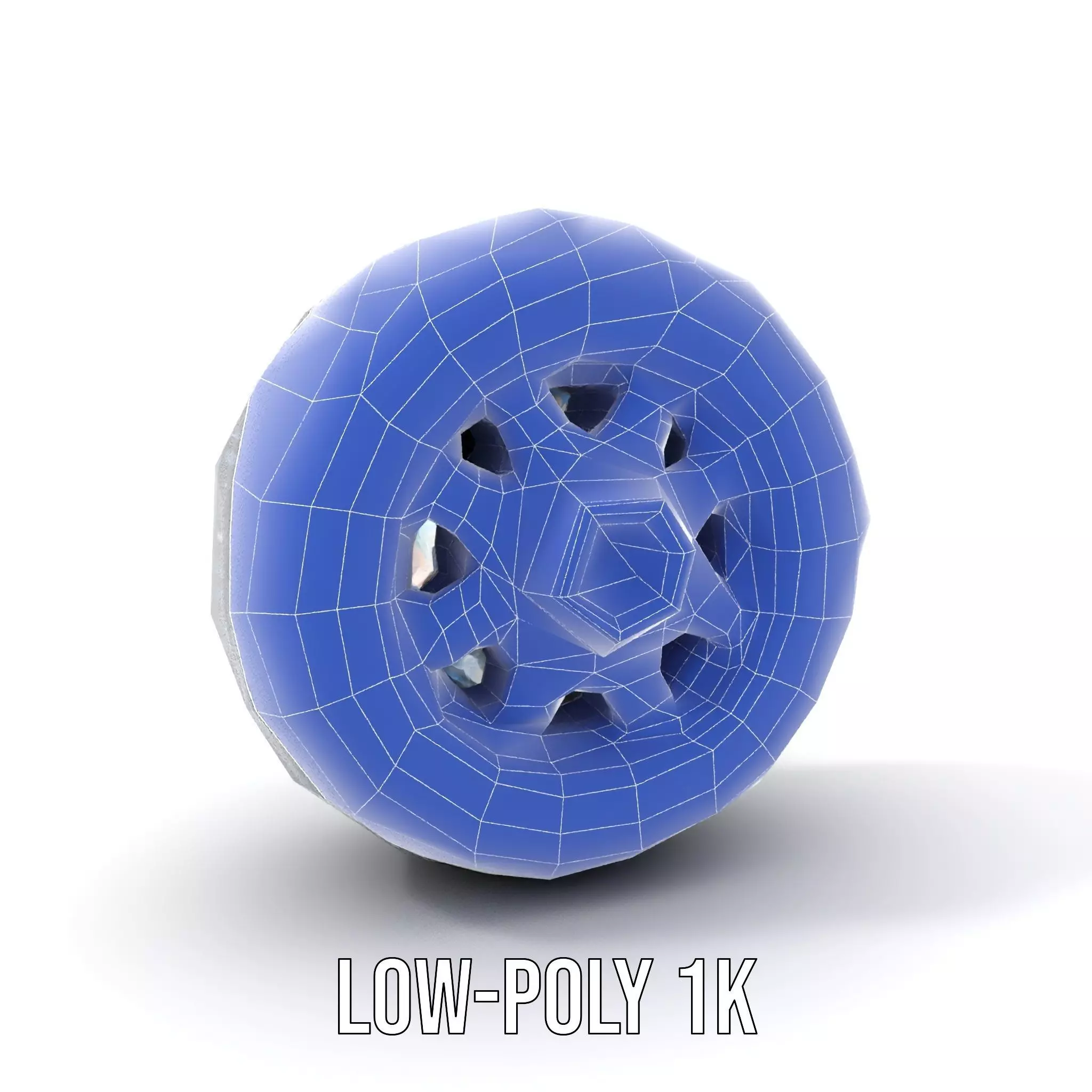 Futuristic Vehicle Wheel Model Pack Low-poly 3D model_25