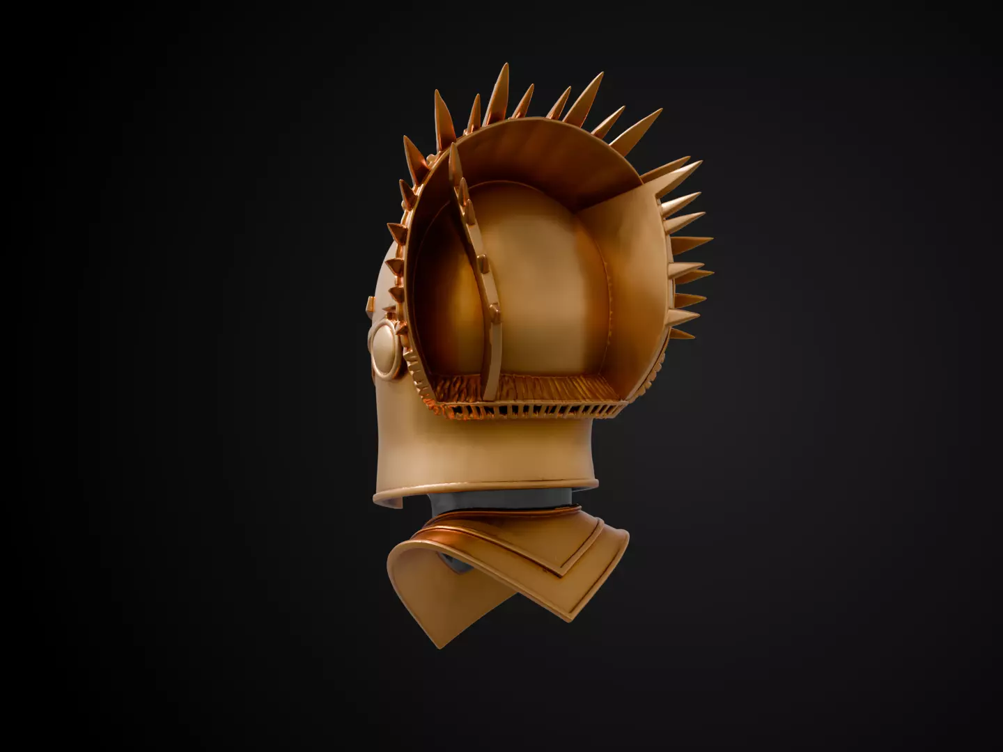 Stylized Egyptian Helmet - Desert Sun Free 3D print model_7