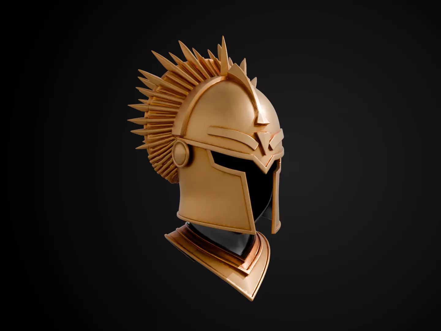 Stylized Egyptian Helmet - Desert Sun Free 3D print model_1