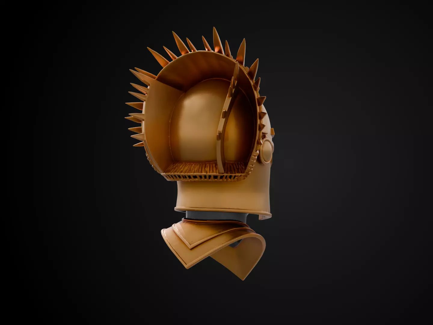 Stylized Egyptian Helmet - Desert Sun Free 3D print model_5