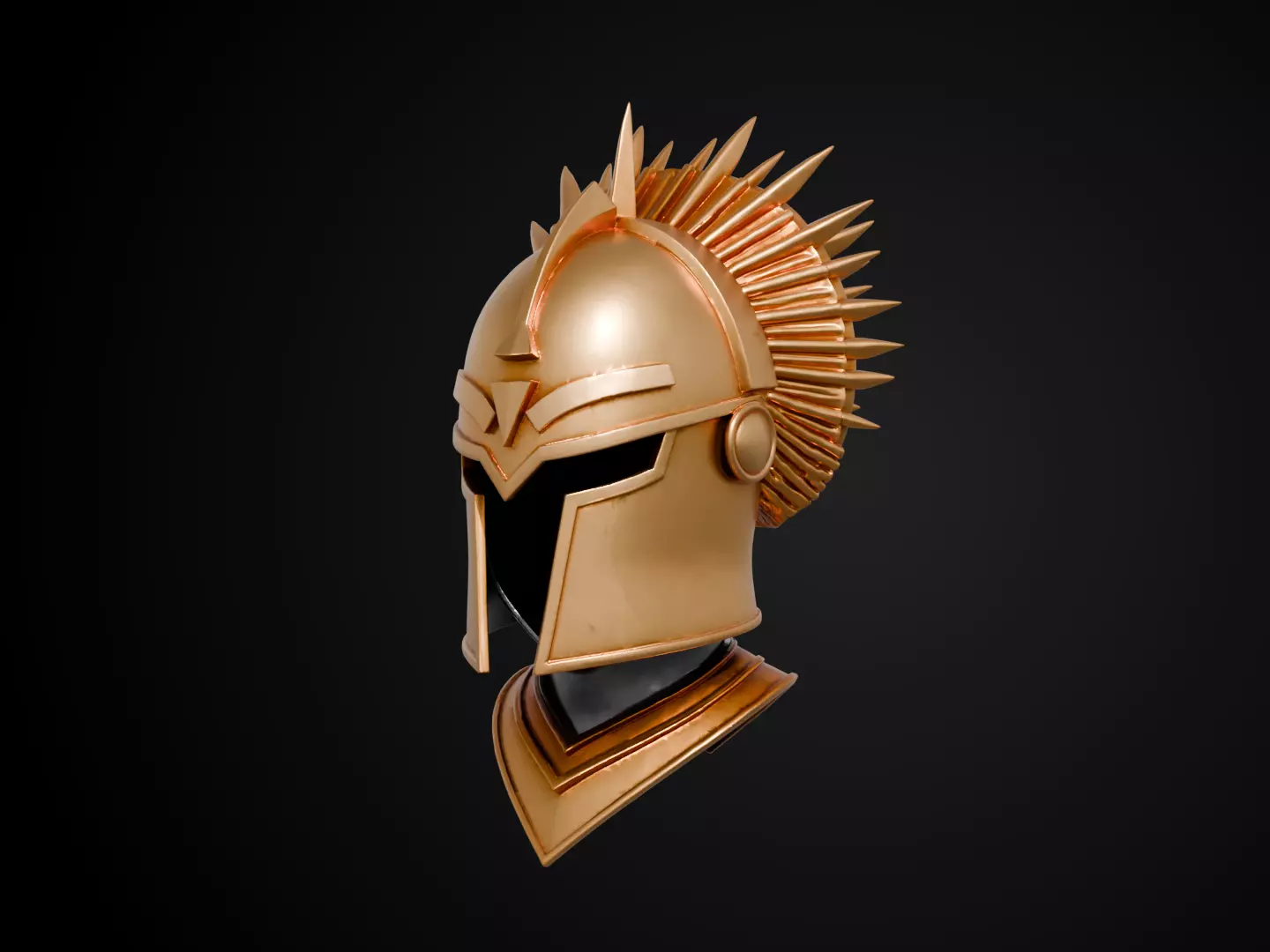 Stylized Egyptian Helmet - Desert Sun Free 3D print model_11