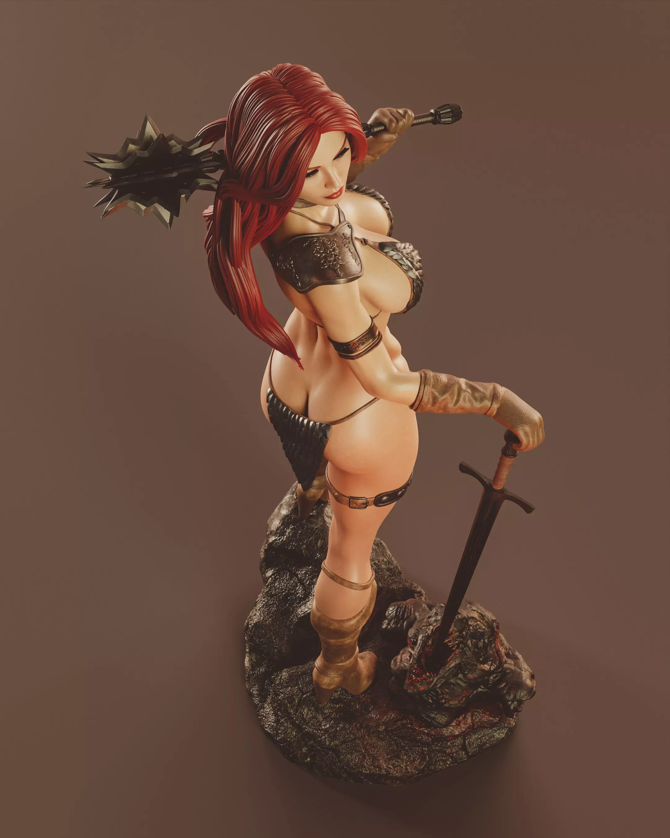 Red Sonja 3D print model_4