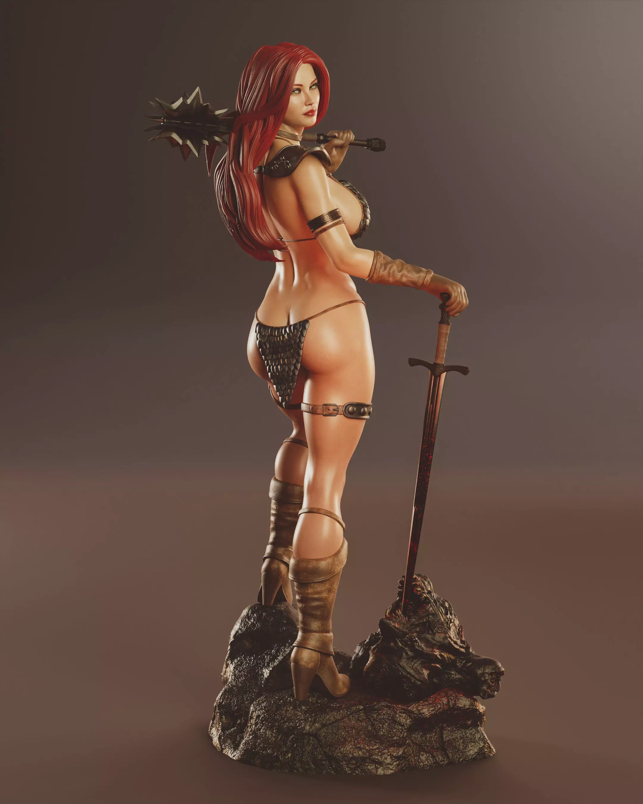 Red Sonja 3D print model_8