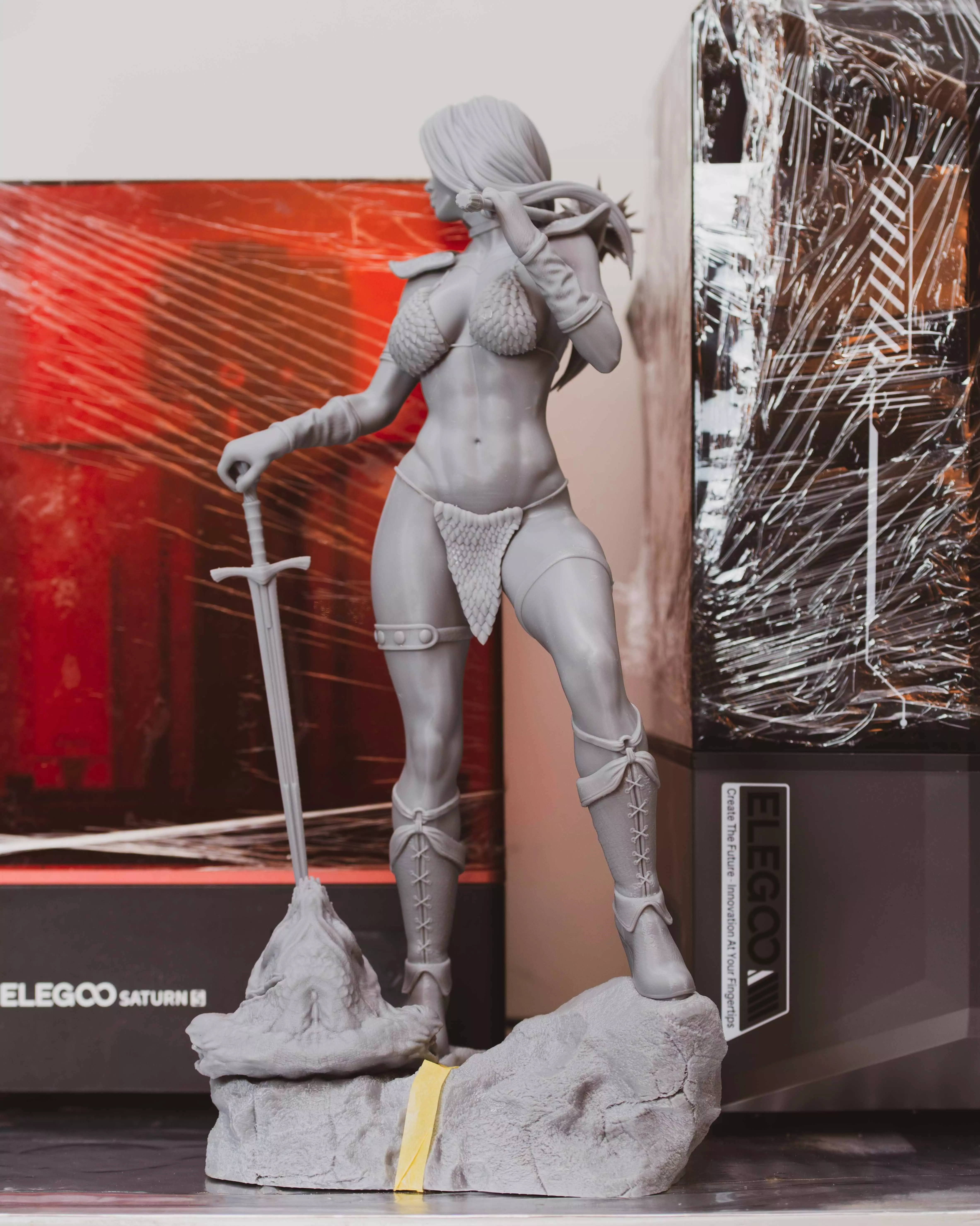 Red Sonja 3D print model_10