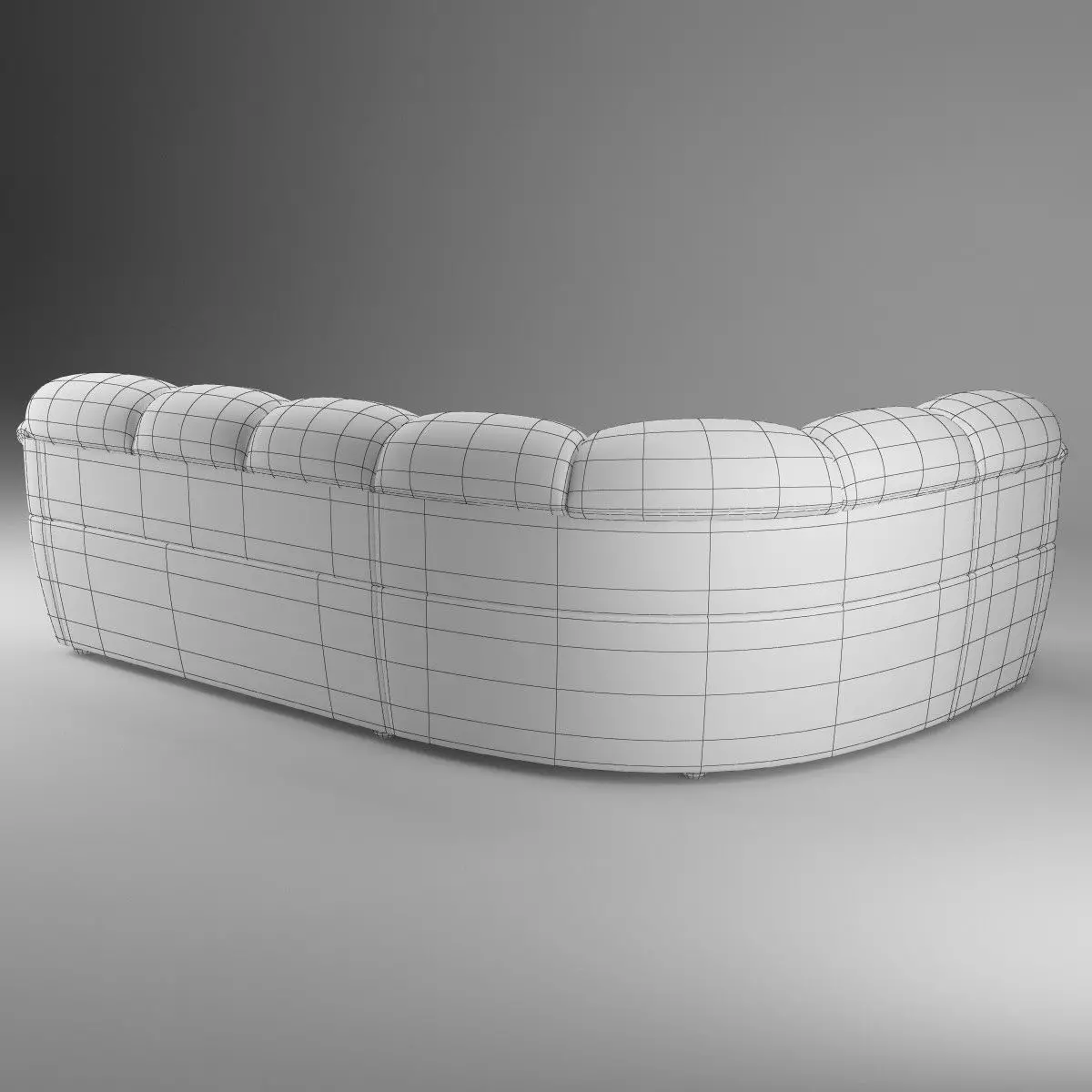 Short Corner Sofa Osvald - Basic Model 3D model_2