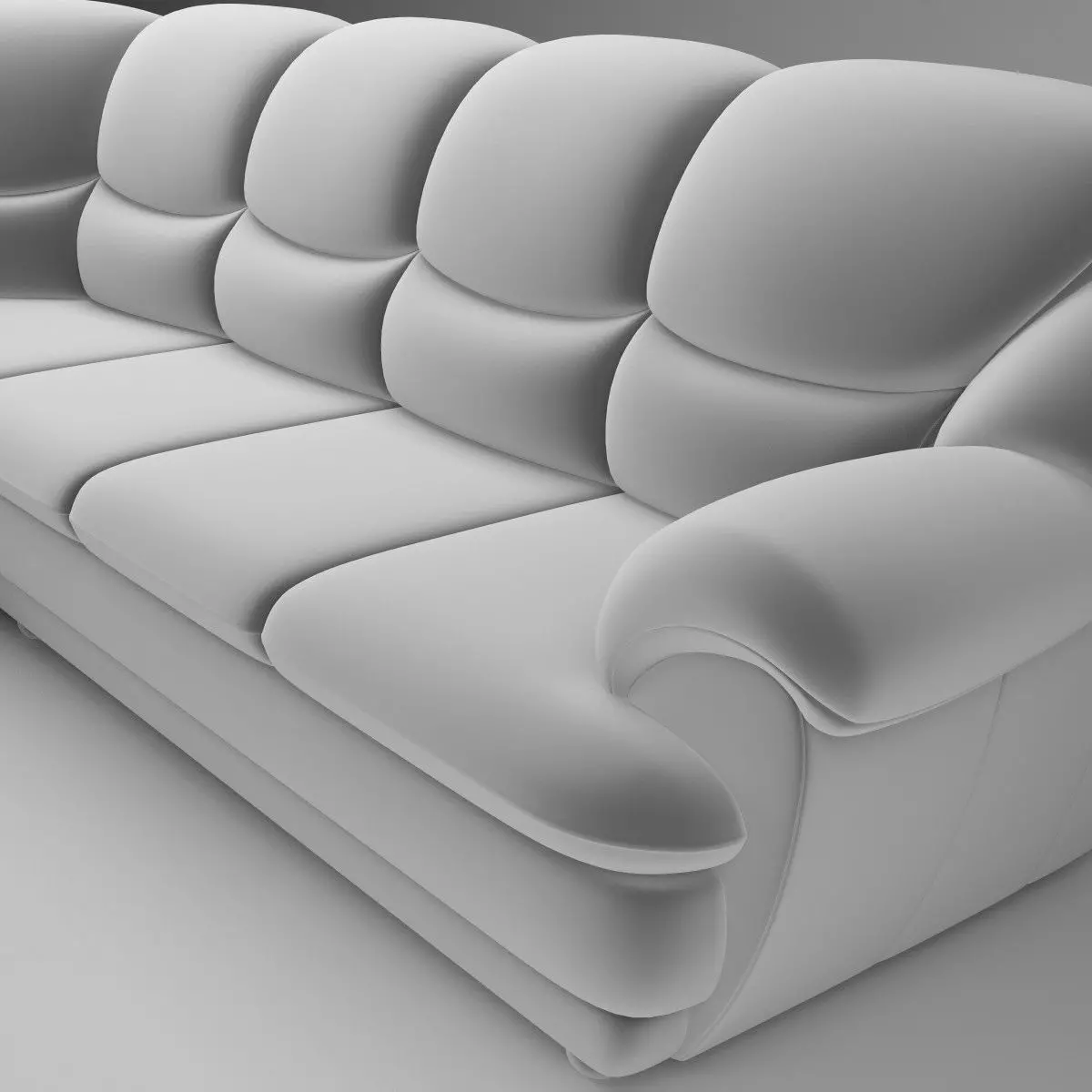 Short Corner Sofa Osvald - Basic Model 3D model_8