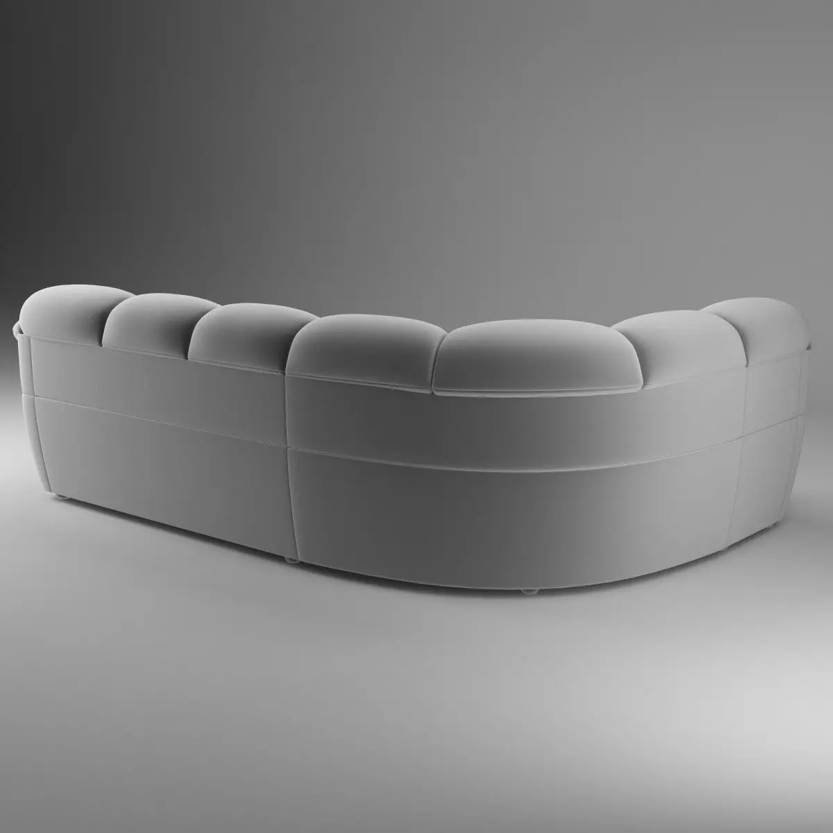 Short Corner Sofa Osvald - Basic Model 3D model_3