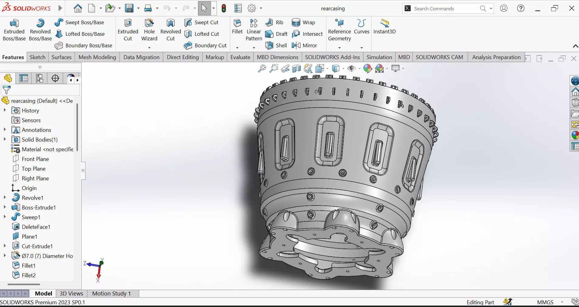 Textured Jet Engine 3D OBJ STL STEP FBX SolidWorks Renders 2D 3D model_15