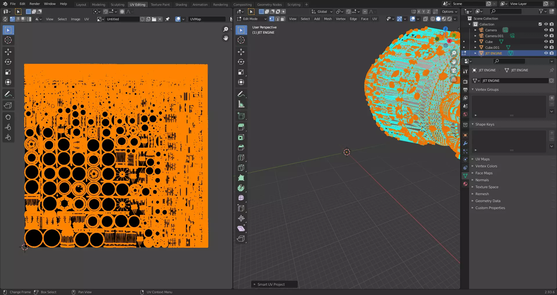 Textured Jet Engine 3D OBJ STL STEP FBX SolidWorks Renders 2D 3D model_3