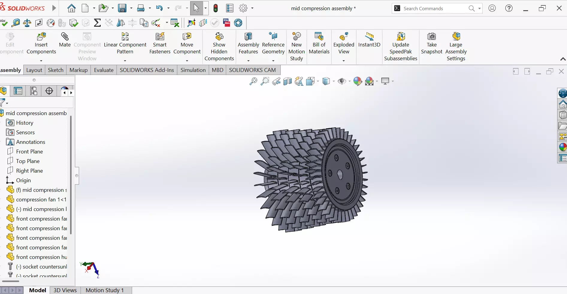 Textured Jet Engine 3D OBJ STL STEP FBX SolidWorks Renders 2D 3D model_19