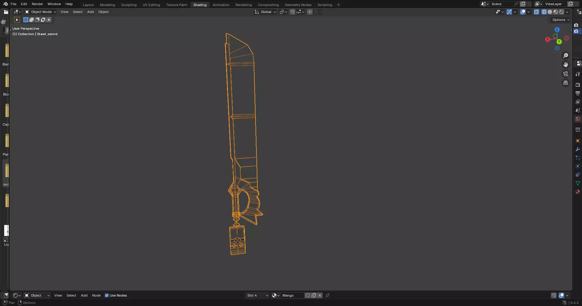 Brawl Sword 3D print model_3