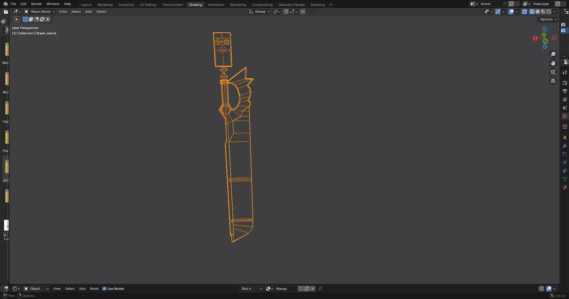 Brawl Sword 3D print model_4