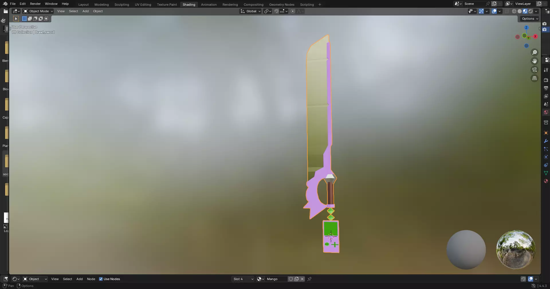 Brawl Sword 3D print model_1