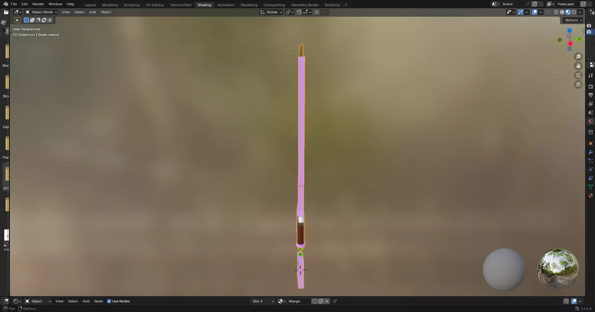 Brawl Sword 3D print model_2