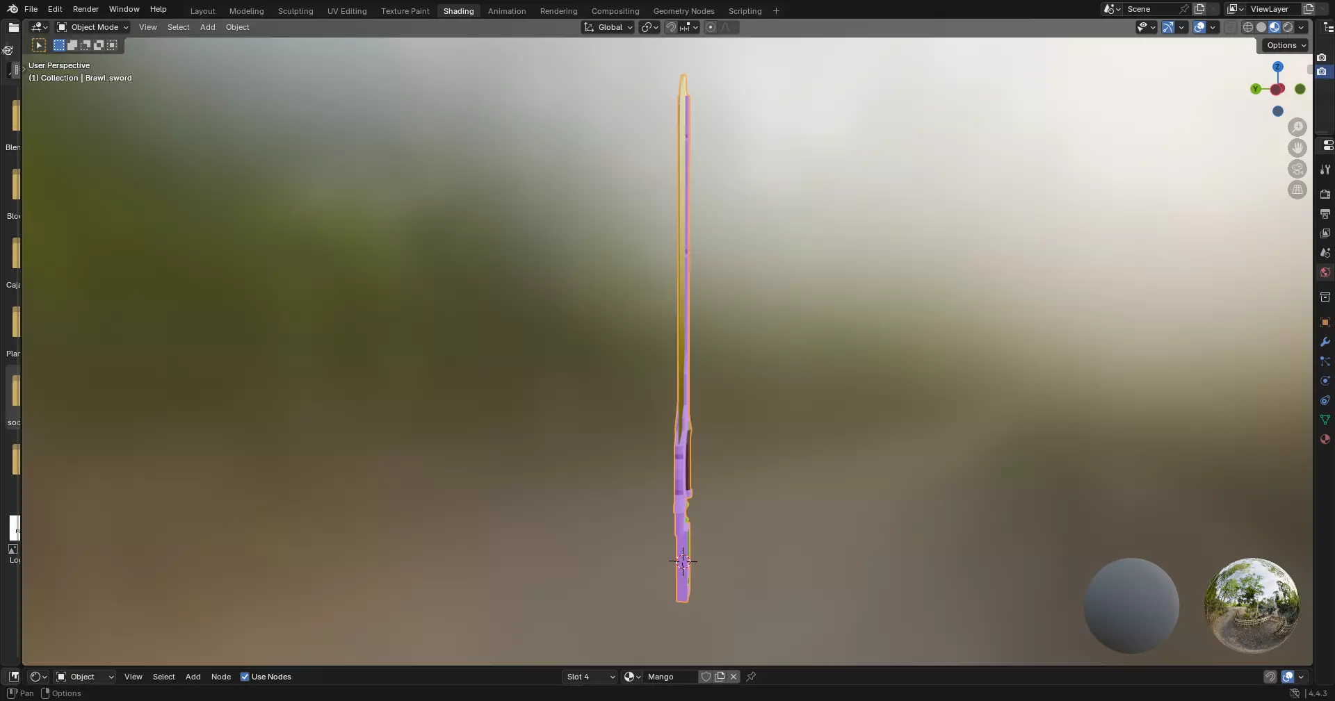 Brawl Sword 3D print model_0