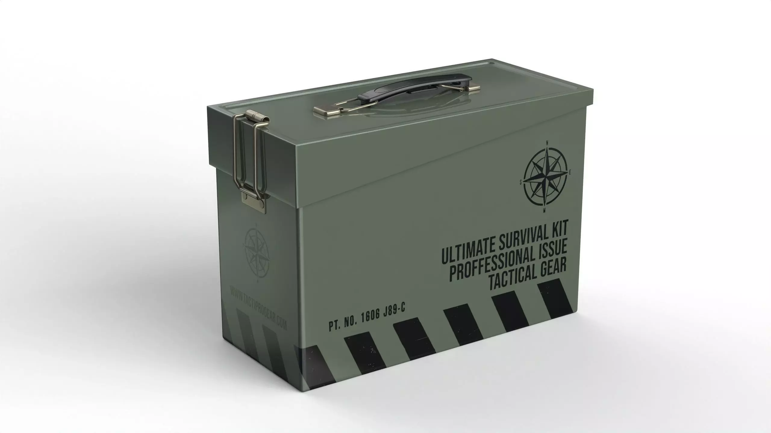 Tin Storage Box 3D model