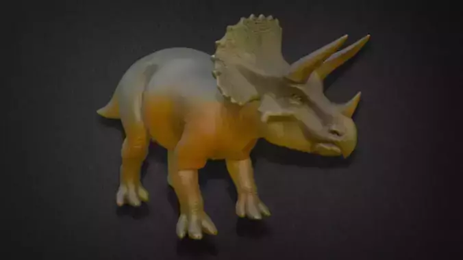 Realistic Triceratops Model