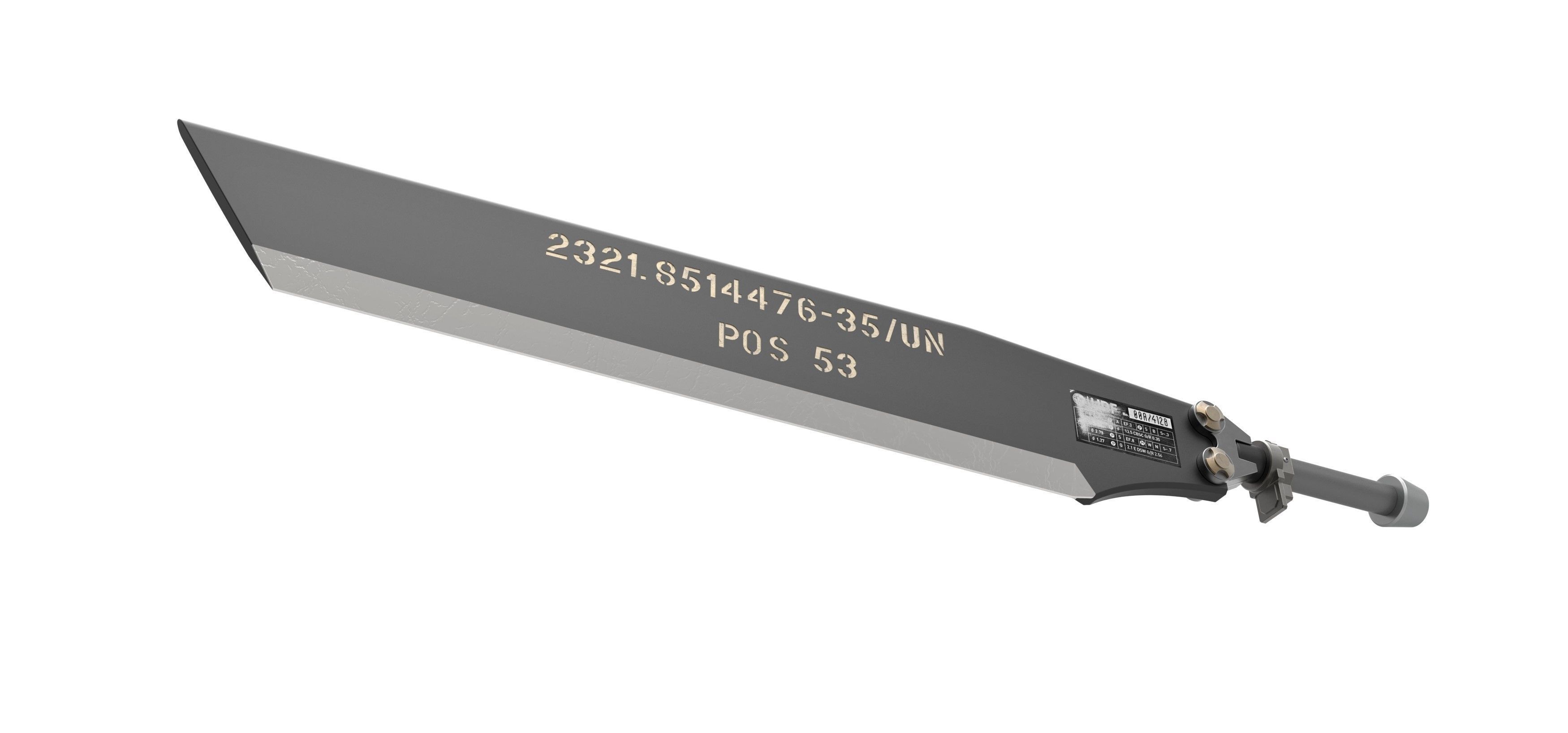 Heli Blade sword from the movie Edge of Tomorrow 2014 3D print model_3