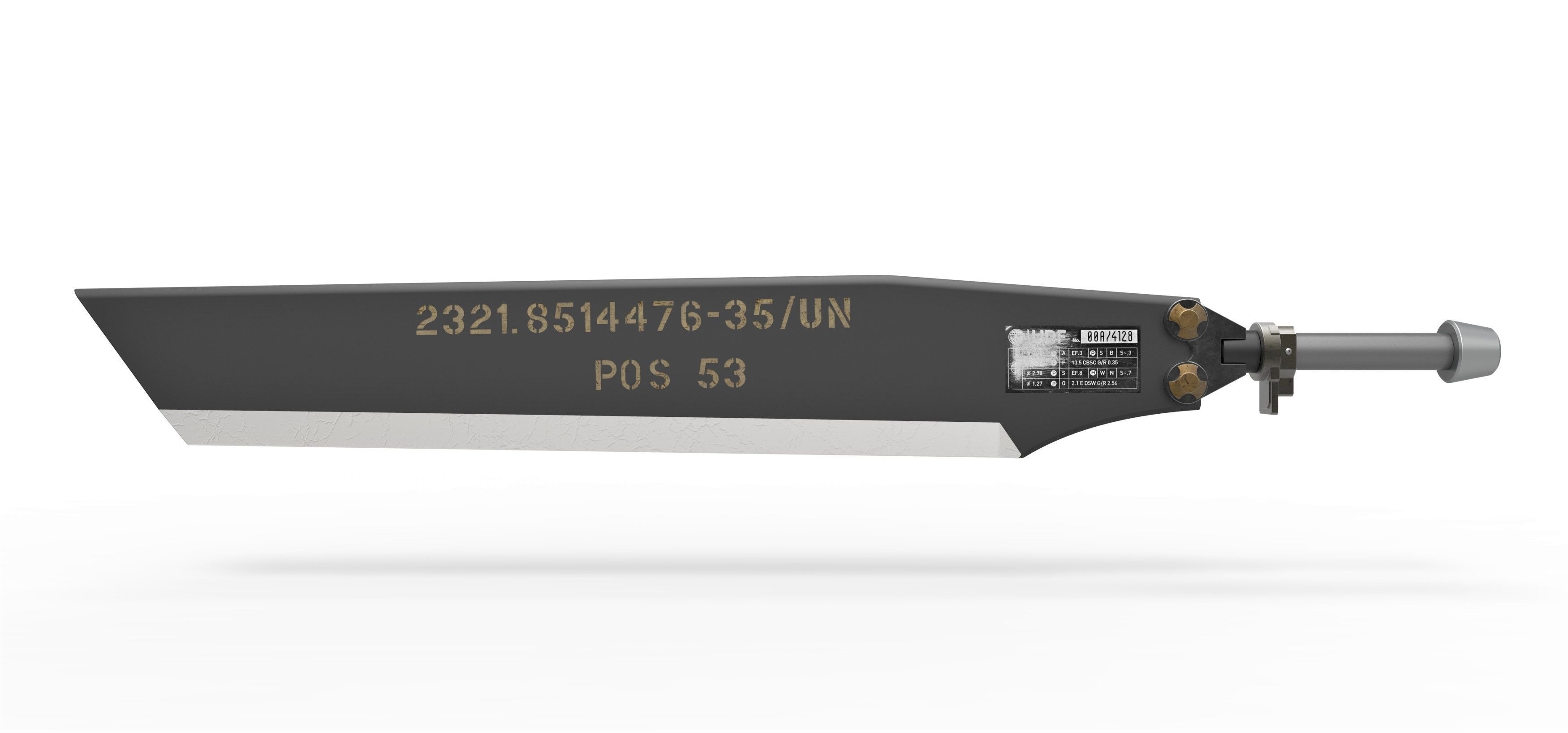 Heli Blade sword from the movie Edge of Tomorrow 2014 3D print model_7