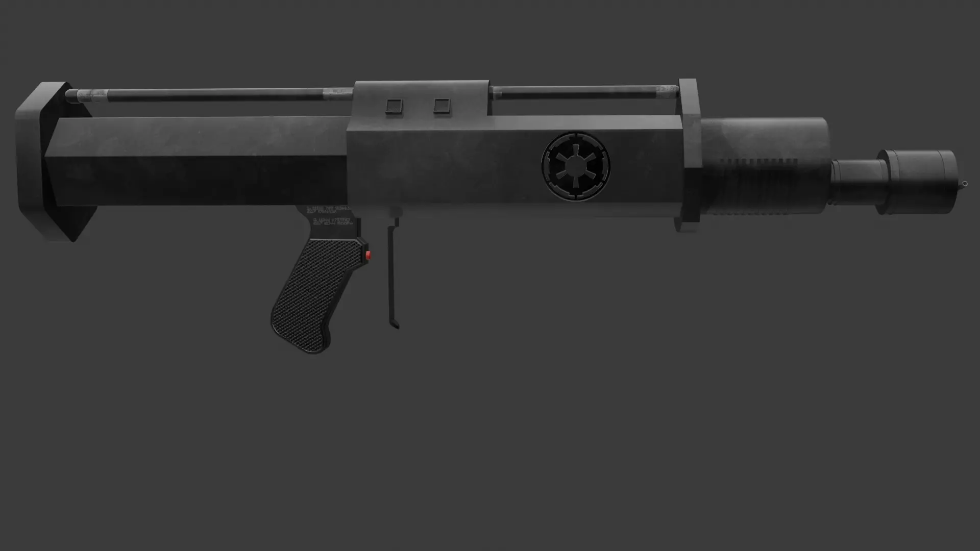 Imperial Oppressor Flamethrower Low-poly 3D model_2