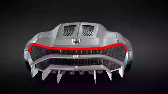 Bugatti la voiture  3D print model