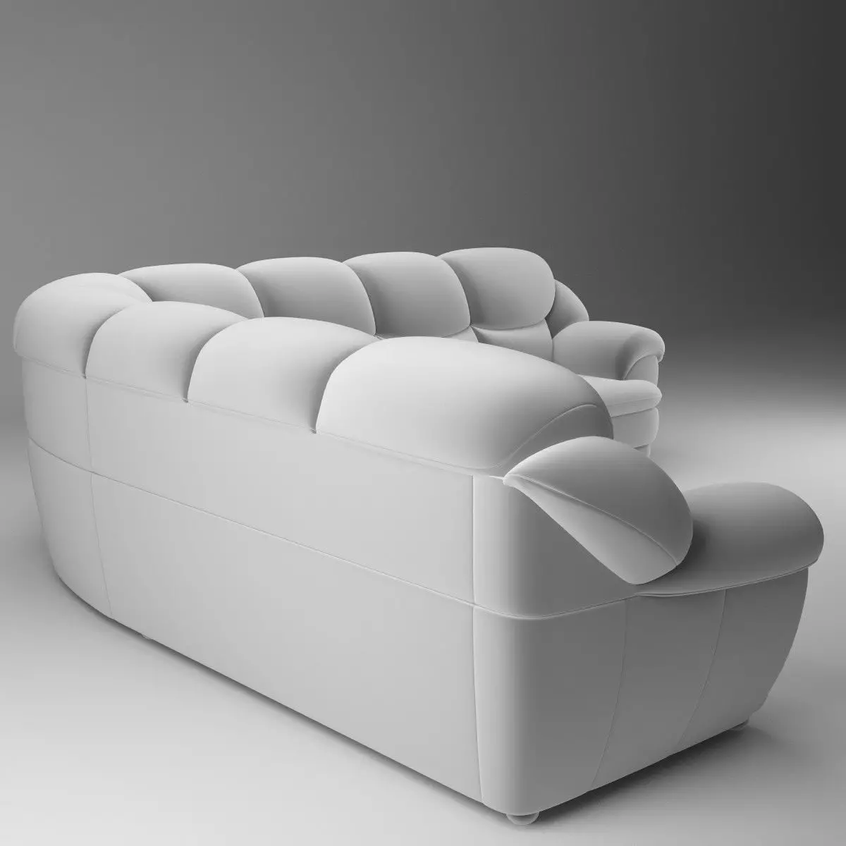 Long Corner Sofa Osvald - Basic Model 3D model_10