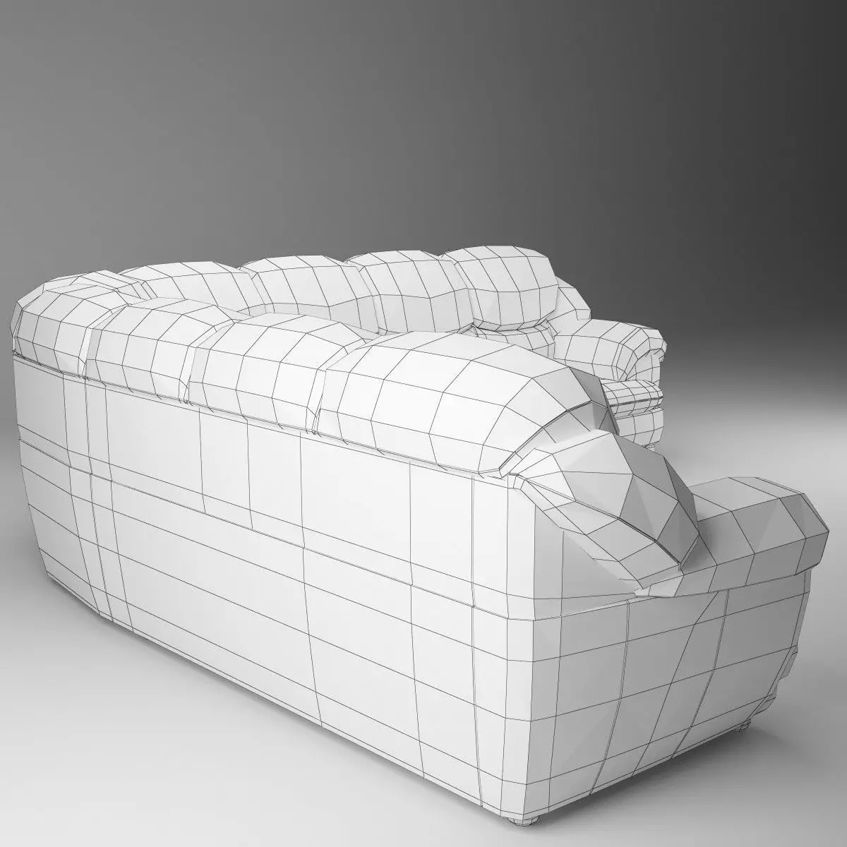 Long Corner Sofa Osvald - Basic Model 3D model_11