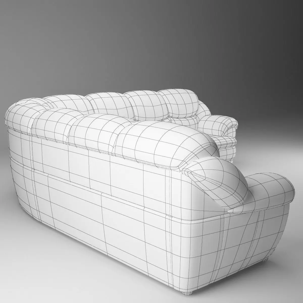 Long Corner Sofa Osvald - Basic Model 3D model_9