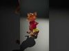 Cartoon Raccoon Character Rigged and Animated with Vest Low-poly 3D model_2