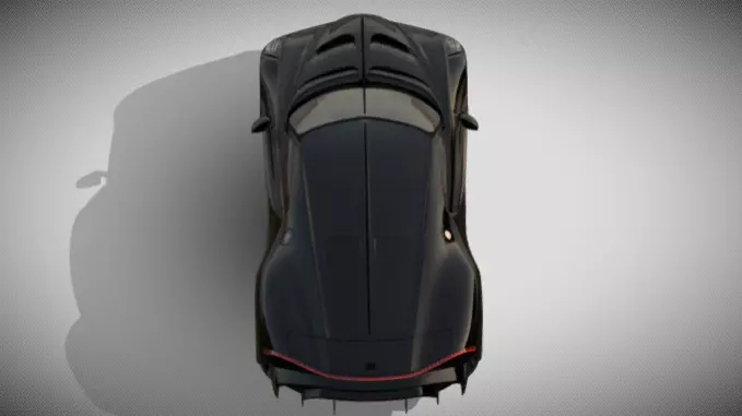 Bugatti la voiture noire 3D model_3